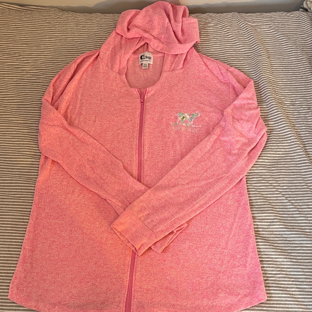 Pink Hoodie by Buddy by the sea